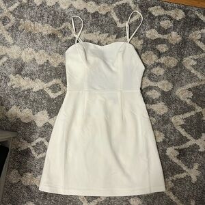 French connection Whisper Tie Back Sweetheart Dress